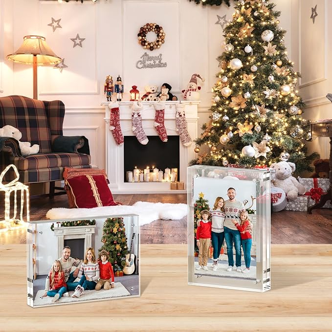5x7 Acrylic Picture Frames 5 Pack, 10+10MM Premium Acrylic Photo Frame Magnetic - Image 7