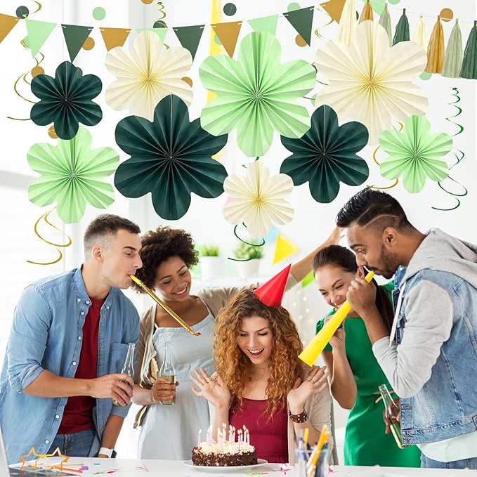 Sage Green Birthday Decoration, Plant Birthday Decorations - Image 3