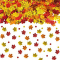 1500 Pcs Autumn Fall Table Confetti, Maple Leaf Decor Harvest Thanksgiving by Rvdxur