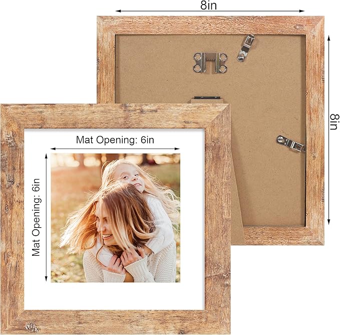8x8 Picture Frame Set of 4 - Image 4