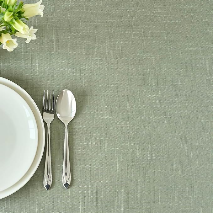 maxmill Lux Faux Linen Table Cloth - Image 8