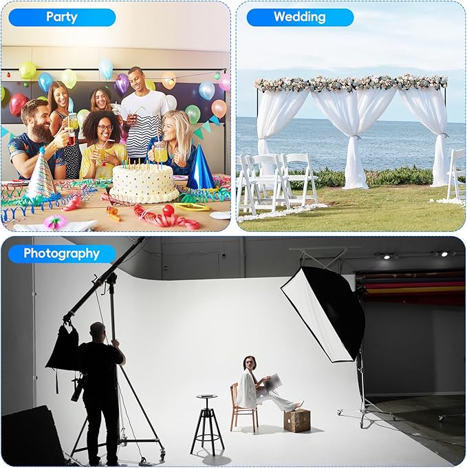Photo Video Studio Large 20x7ft Adjustable Backdrop Stand, Photography - Image 7