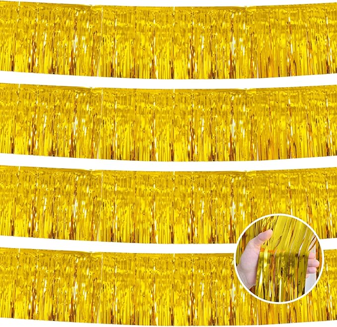 Gold Birthday Decorations Tinsel Garland Parade Float Decorations by YUKL