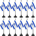 12 Pack Israel Desk Flag Set, Israeli Table Office Flag, Small Miniature by Unknown