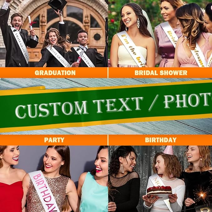 Custom Sash, Personalized Birthday Sash - Image 6
