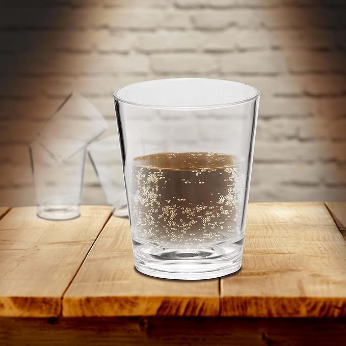 DISCOUNT PROMOS Translucent Plastic Shot Glasses 1.5 oz. Set of 10, Bulk Pack - Image 7