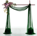 VDS Pack of 2 Panel Wedding Arch Draping Fabric Sheer Chiffon Fabric Drapery by VDS