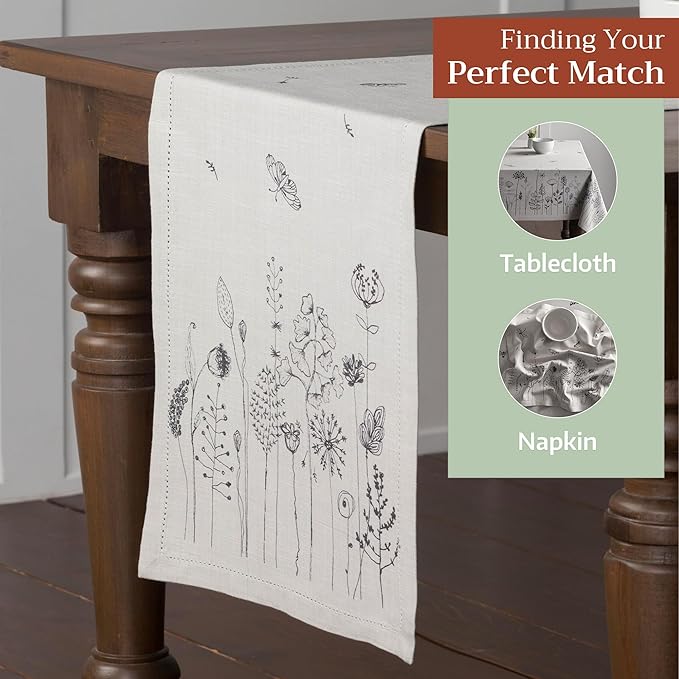 Maison d' Hermine Table Runner 100% Cotton Single Layer Table Runners 72 inches - Image 5