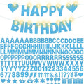 167Pcs DIY Glitter Customizable Banner Kit Custom Banner DIY Personalized Happy by WELITTCON