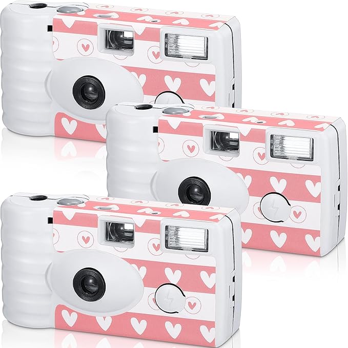 3 Pack Disposable Camera for Wedding Simple Use Color Film Camera - Image 8