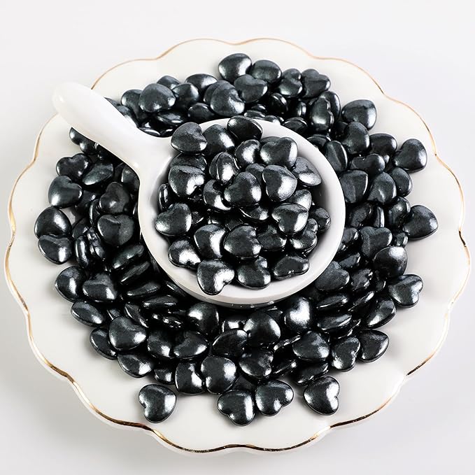 Kasvan Black Heart Shapes Sprinkles - Image 3