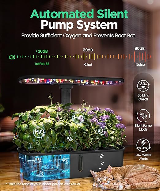 LETPOT LPH-Air Hydroponics Growing System Kits, APP & WiFi Controlled Smart - Image 6