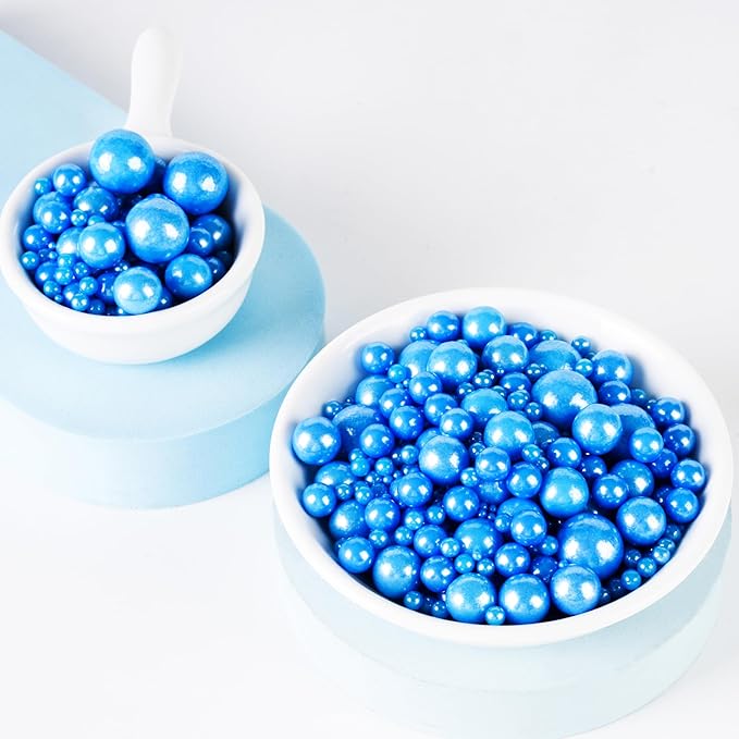 Kasvan Royal Blue Pearl Sugar Sprinkles - Image 4