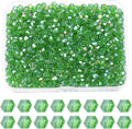 PATIKIL 1000pcs 4mm Bicone Glass Crystal Beads, Faceted Glass Spacer Beads by PATIKIL