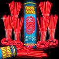 PartySticks Red Glow Sticks by PartySticks