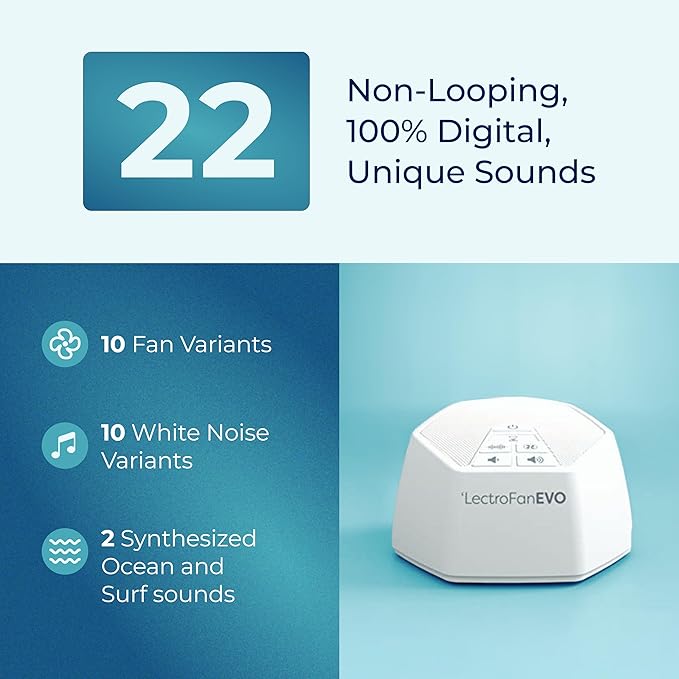 Adaptive Sound Technologies LectroFan EVO White Noise Machine - Image 3