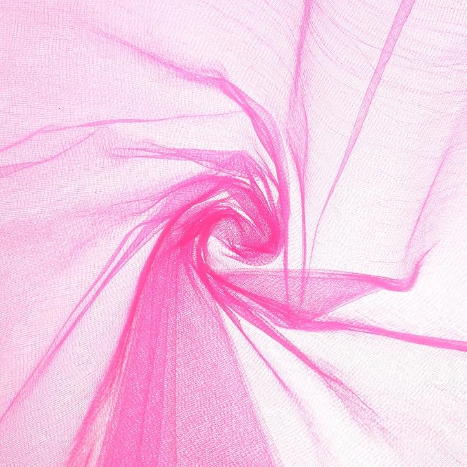 uxcell 19" by 5.5 Yard Tulle Fabric Backdrop Curtains - Image 3