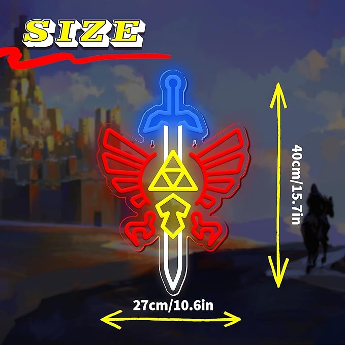 Sword Neon Sign Gamer Neon Signs - Image 4