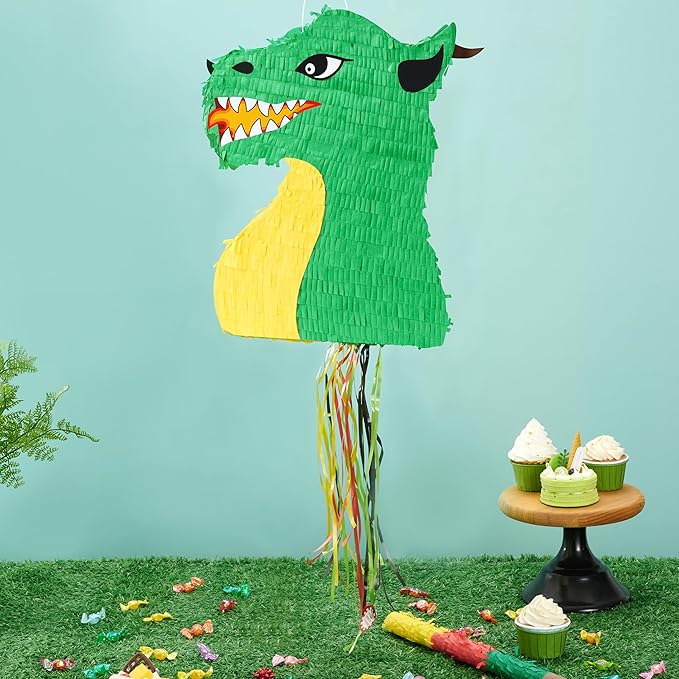 WERNNSAI Foldable Dragon Piñata - Image 2