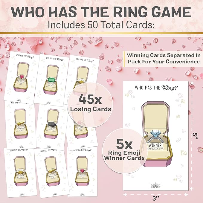 Who Has The Ring Bridal Shower Scratch Off Game - Image 6