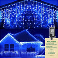 KNONEW 164FT 1600 LED Christmas Lights Outdoor Decoration Blue Timer 8Modes by KNONEW