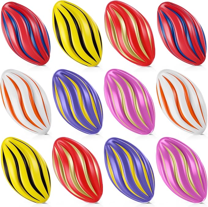 Jerify 12 Pcs Mini Foam Footballs by Jerify