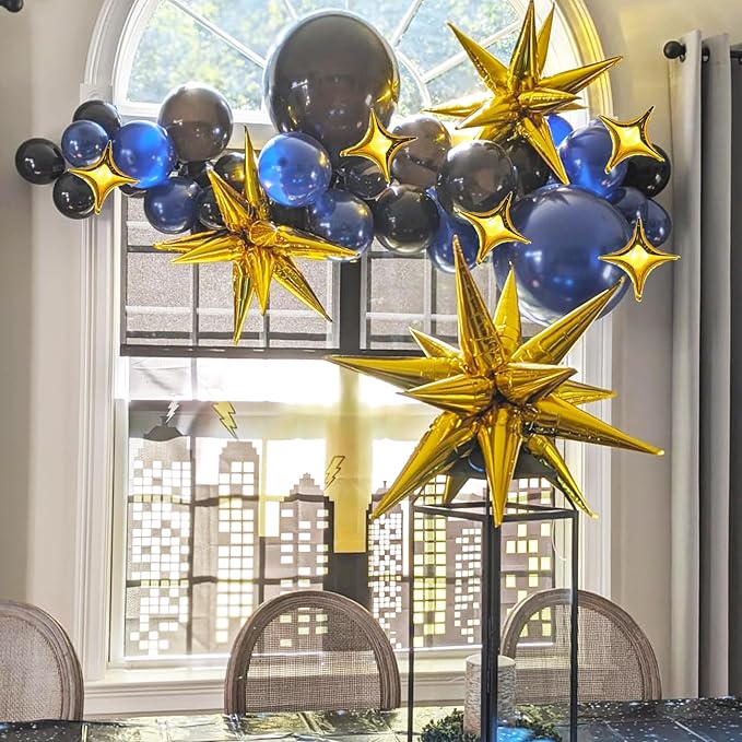 6 Pcs 22" & 10 Pcs 10" Star Foil Balloons - Image 4