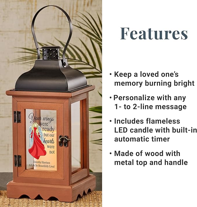 Let's Make Memories Personalized Memorial Lantern - Image 4