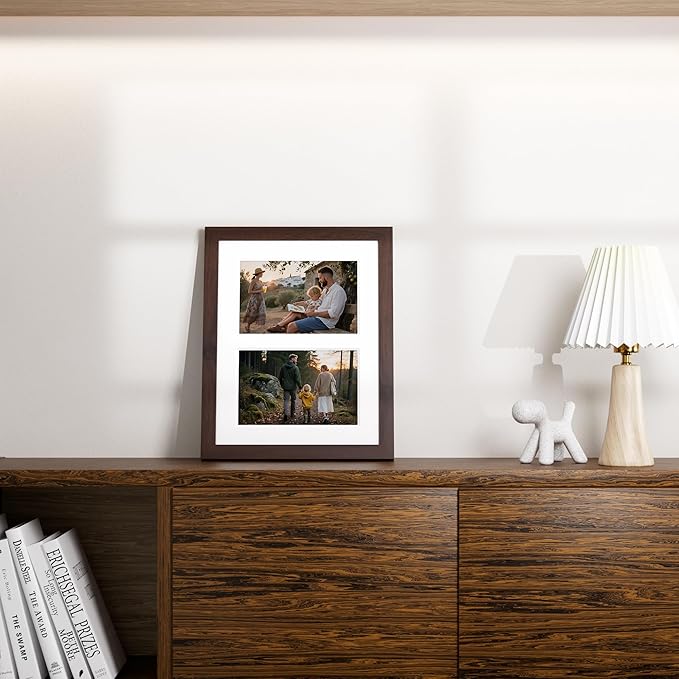 Vittanly 8x10 Collage Picture Frame, Displays 2Pcs 4x6 Pictures - Image 9