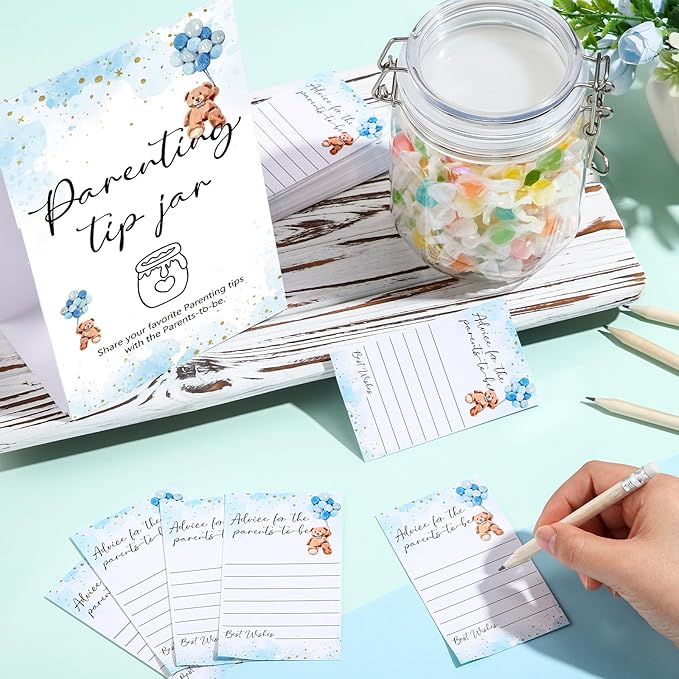 Roowest Baby Shower to Baby Advice Cards - Image 5