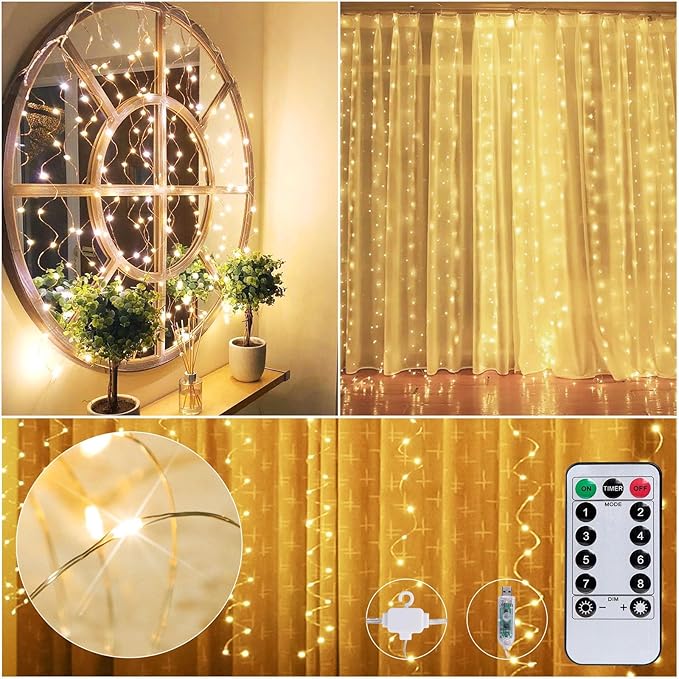 Curtain String Lights by Brightown