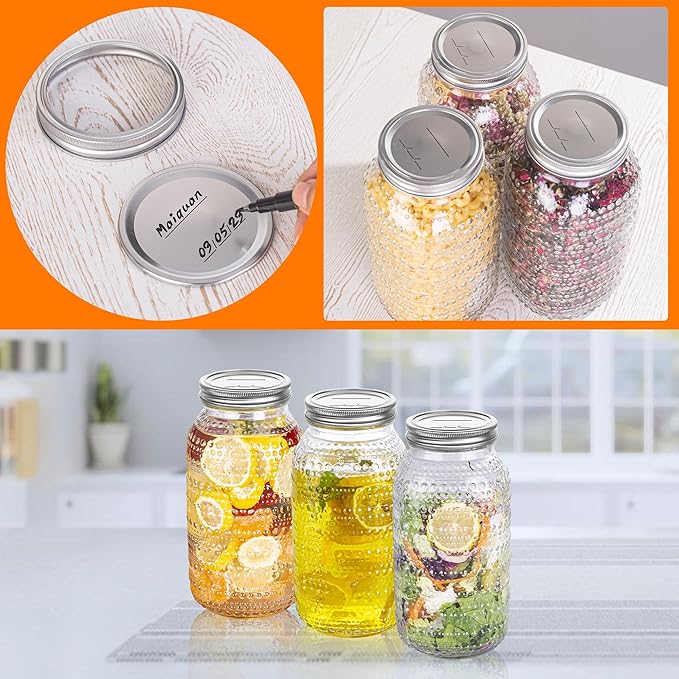 Mason Jars 64 Oz Wide Mouth - Image 7