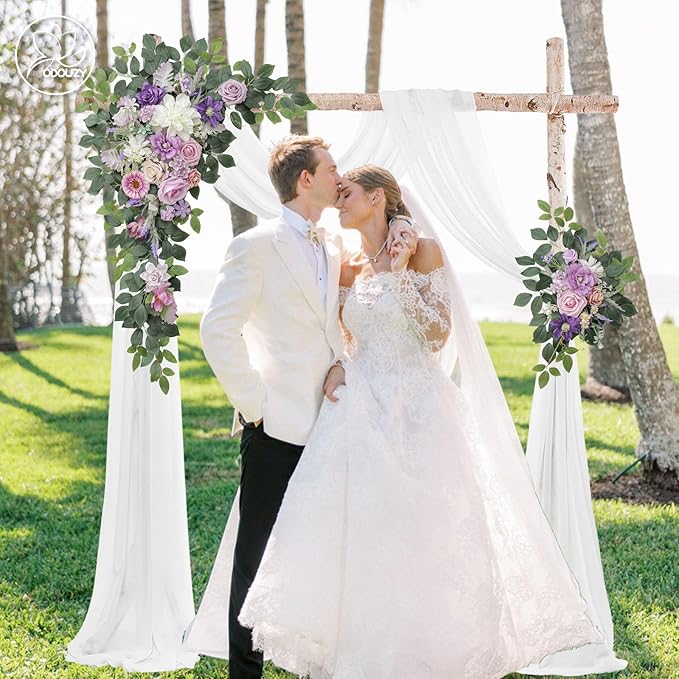 Wedding Arch Flowers, Artificial Flower Arch Decor - Image 7