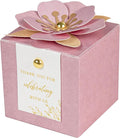 FEIYI 20 PCS Favor Boxes, 3 In 1 Dusty Rose Candy Boxes by FEIYI