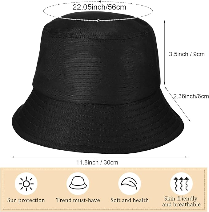 Jiuguva 12 Pack Bucket Sun Hat Bulk - Image 2