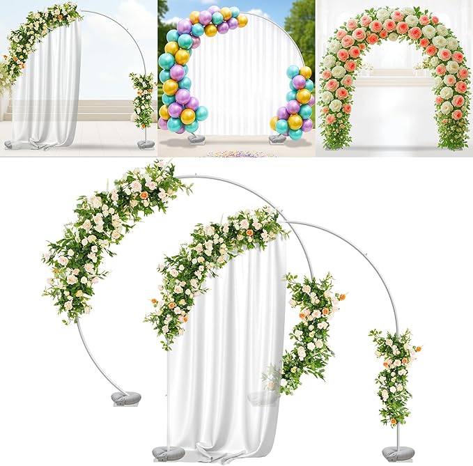 VERDEVISTA Convertible 6.5 FT Round Backdrop Stand by VerdeVista