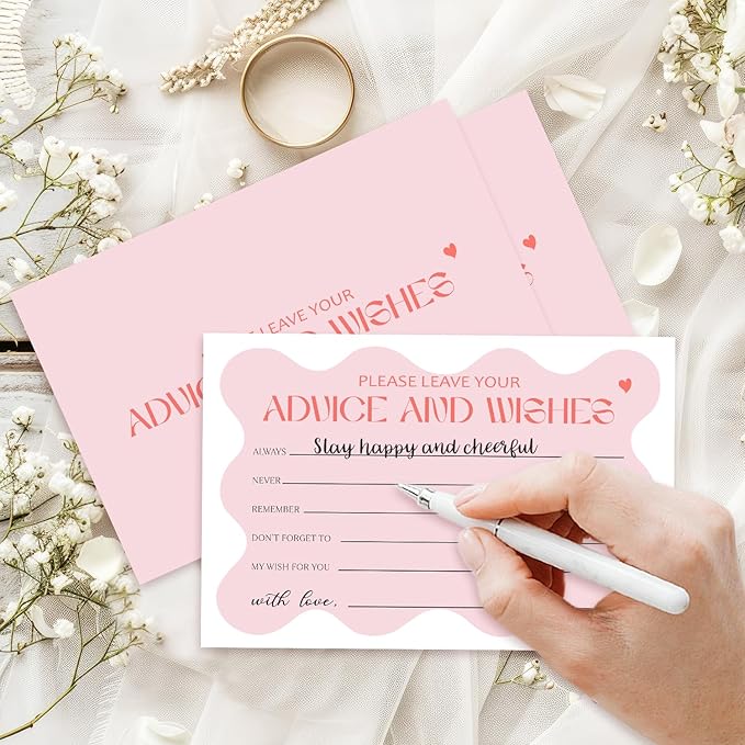 25 Advice and Wishes Cards, Well Wishes Card - Image 3