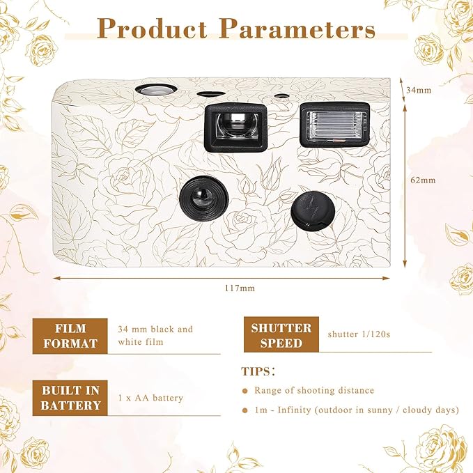 Zhengmy 4 Pack Disposable Camera - Image 3
