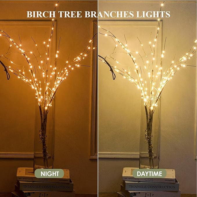 Lighted White Birch Branches - Image 5