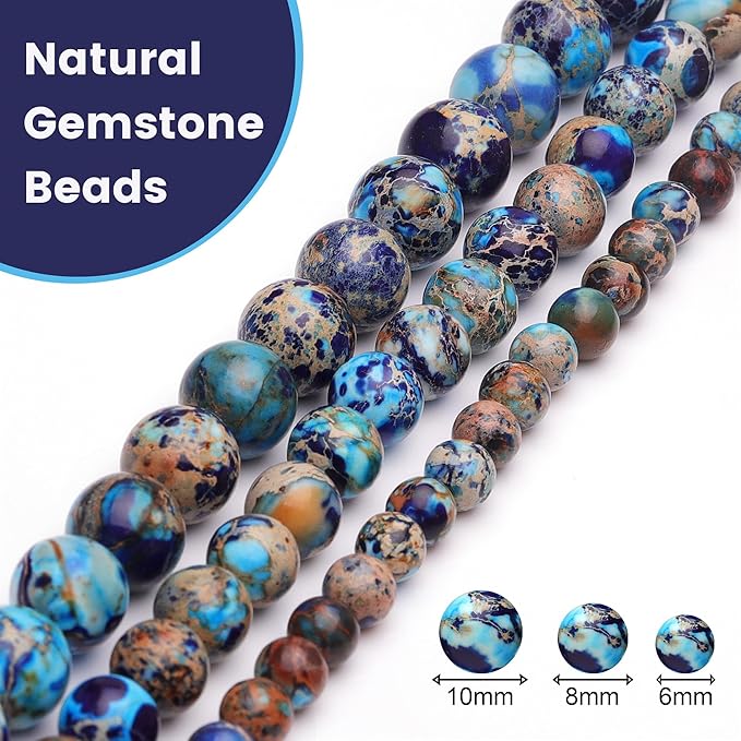 10mm Natural Stone Beads for Jewelry Making - Image 3