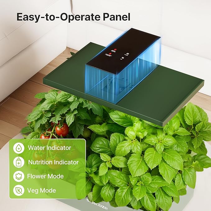 SUNCOZE Hydroponics Growing System Kit, 20 Pods Indoor Herb Garden - Image 8