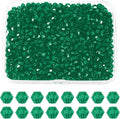 PATIKIL 1000pcs 4mm Bicone Glass Crystal Beads, Faceted Glass Spacer Beads by PATIKIL