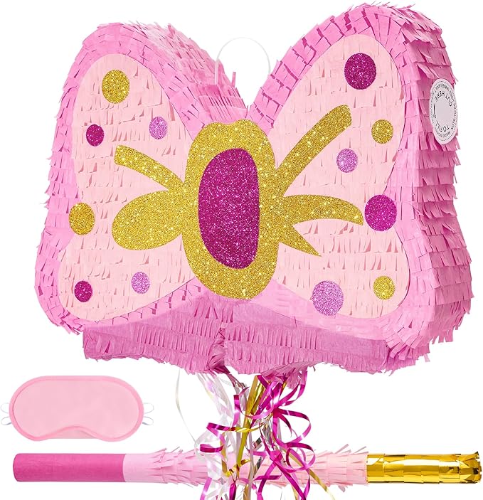 WERNNSAI Pink Bow Piñata by WERNNSAI