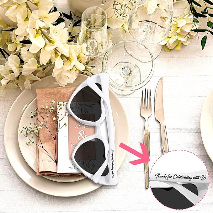 Vabean Wedding Heart Sunglasses Bulk Wedding Gifts Bachelorette Bridal Party - Image 4