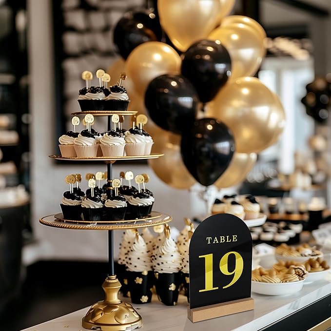 Wedding Table Numbers 1-10, Acrylic Arch Signs - Image 7