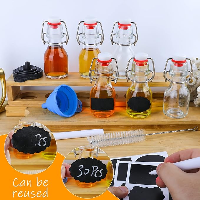 INFTYLE Swing Top Glass Bottles Set - Image 4