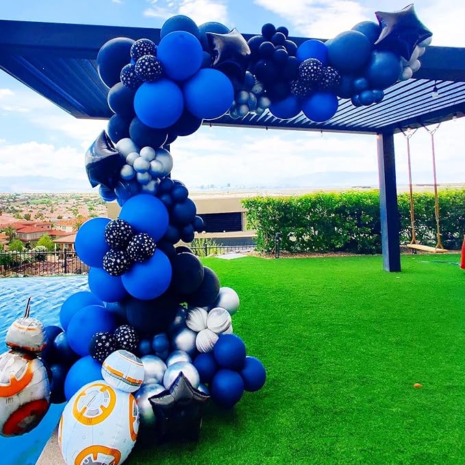 Bezente Navy Blue Balloons 18 Inch - Image 7