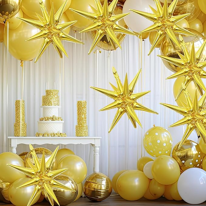 Gold Star Balloons - Image 6