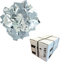 Rectangular Silver Mylar Shiny Foil Metallic Confetti by UltimateConfetti