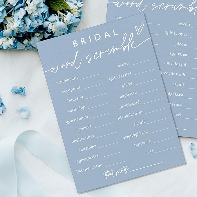 Fun Wedding Shower Games Bridal Word Scramble who knows the bride best 25 Game - Image 4
